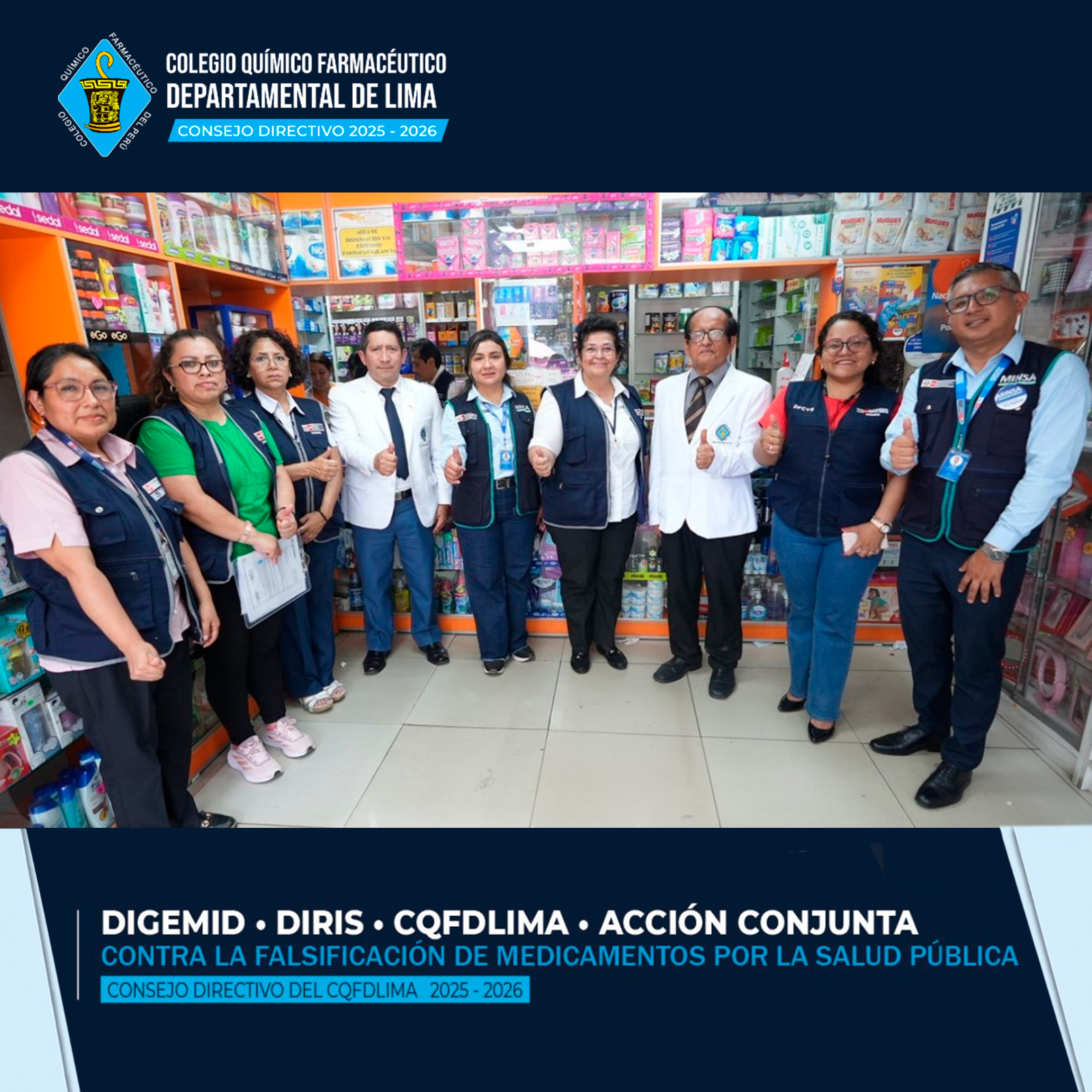 ACCIÓN CONJUNTA CONTRA LOS MEDICAMENTOS FALSIFICADOS