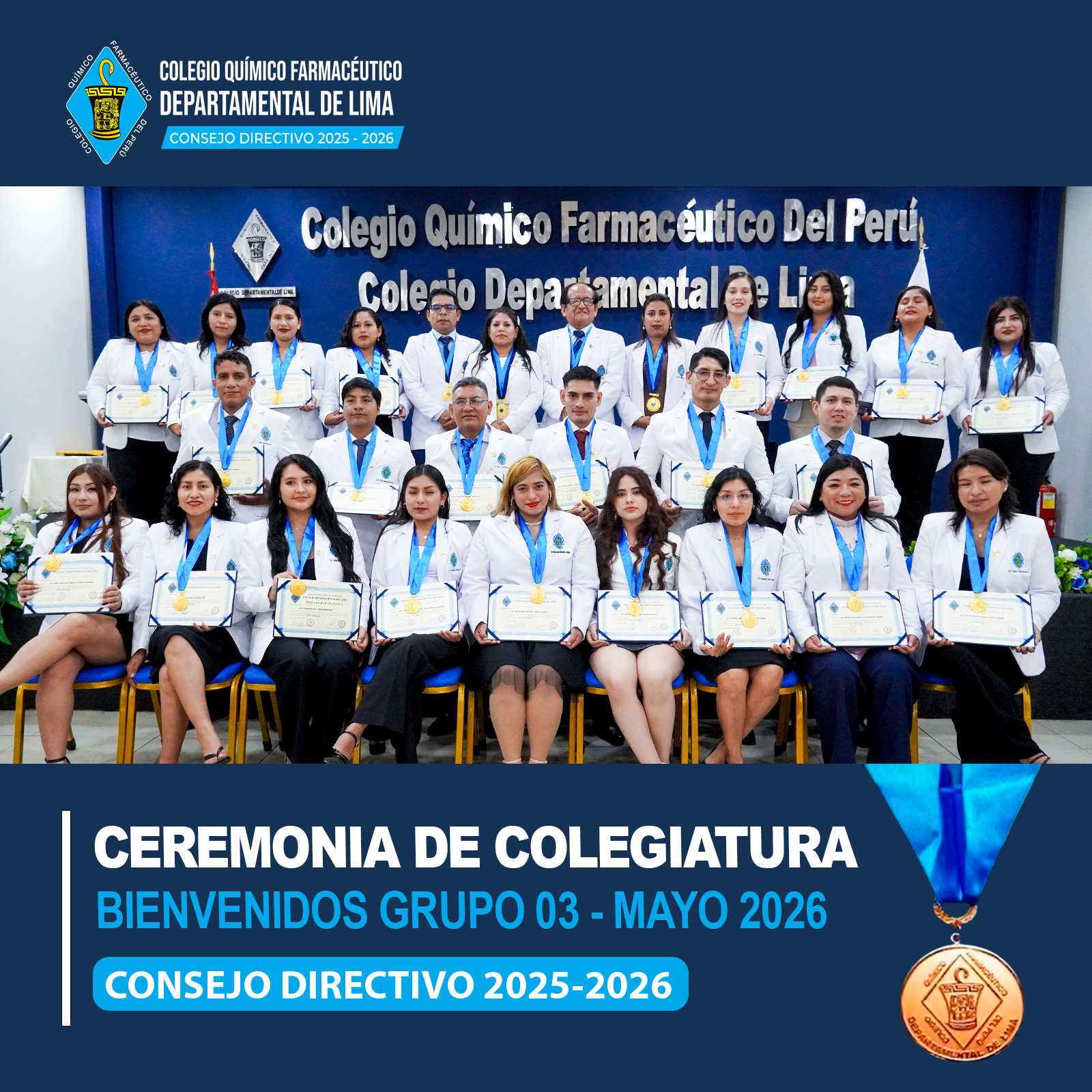 Ceremonia de Colegiatura